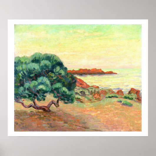 Midi Landscape, 1898 (olie op canvas) Poster (Voorkant)