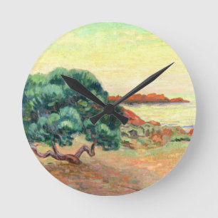 Midi Landscape, 1898 (olie op canvas) Ronde Klok
