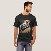 MIDI-toetsenbordcontroller - Synthesizer Retro T-shirt (Voorkant volledig)