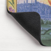 Midieval City of the Sun Face Mousepad Muismat (Hoek)
