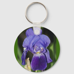 Midinight Iris Floral Sleutelhanger