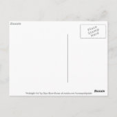 Midinnight Iris Bloemen Briefkaart (Achterkant)