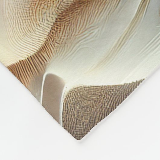 MidJourney AI Seashore Scene Fleece Deken