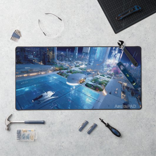 Midjourney Artwork Gaming Desk Pad 31,5″×15,5″ (Werkstation)