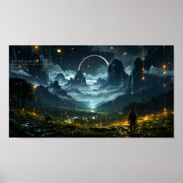 Midjourney Wat is de toekomst? Poster