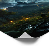 Midjourney Wat is de toekomst? Poster (Hoek)