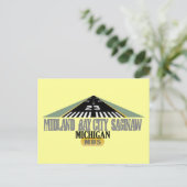 Midland Bay City Saginaw MI - luchthaven Briefkaart (Staand voorkant)