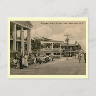 Midland Beach, Staten Island, New York  Briefkaart