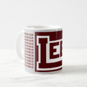 Midland Lee Rebel Football Coffee Cup Koffiemok (Voorkant links)