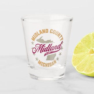 Midland, Michigan Shot Glas