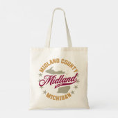 Midland, Michigan Tote Bag (Achterkant)
