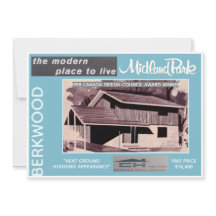 Midland Park House Model Collectible Card