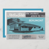 Midland Park House Model Collectible Card Kaart (Voorkant / Achterkant)