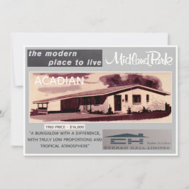 Midland Park House Model Verzamelbare Kaart