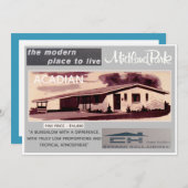 Midland Park House Model Verzamelbare Kaart (Voorkant / Achterkant)