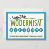 Midland Park House Model Verzamelbare Kaart (Achterkant)