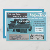 Midland Park House Model Verzamelbare Kaart (Voorkant / Achterkant)