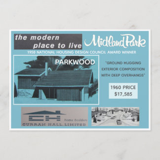 Midland Park House Model Verzamelbare Kaart