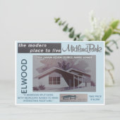 Midland Park House Model Verzamelbare Kaart (Staand voorkant)