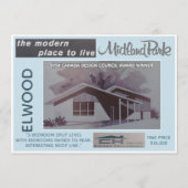 Midland Park House Model Verzamelbare Kaart (Voorkant)