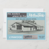 Midland Park House Model Verzamelbare Kaart (Voorkant)