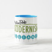 Midland Park Modernism Alliance - Blue Accents Mok (Midden)