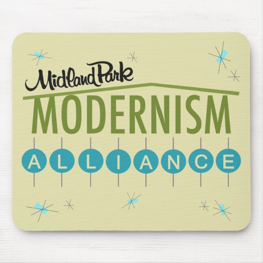Midland Park Modernism Alliance Toronto Mousepad Muismat (Voorkant)