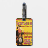 Midland Railway Schotland Bagagelabel (Achterkant verticaal)