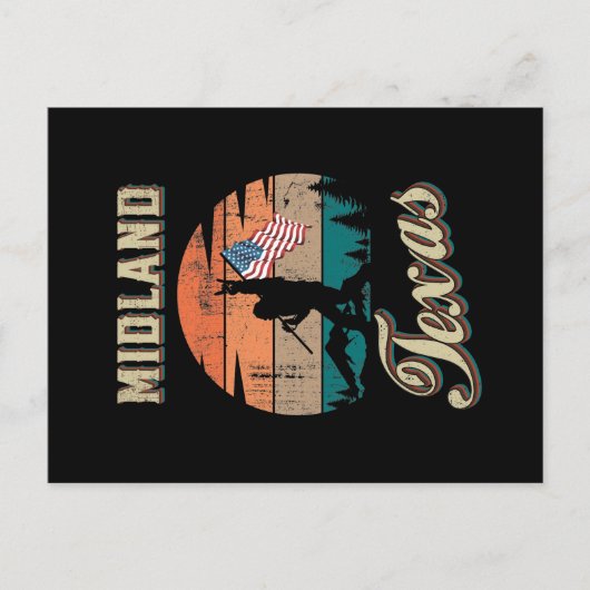 Midland Texas Briefkaart (Voorkant)