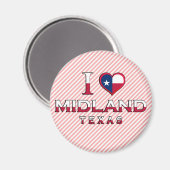 Midland, Texas Magneet (Voorkant / Achterkant)