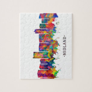 Midland Texas Skyline Legpuzzel