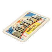 Midland Texas TX Old Vintage Travel Souvenir Magneet (Linkerzijde)