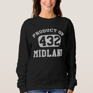 Midland Texas Vintage Retro Area Code Trui