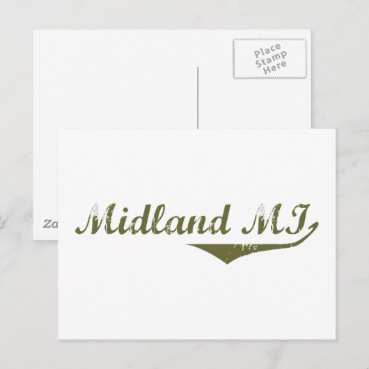 Midlands Revolutie in de shirten Briefkaart (Voorkant / Achterkant)