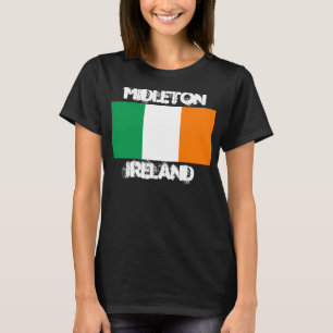 Midleton, Ierland met Ierse vlag T-shirt
