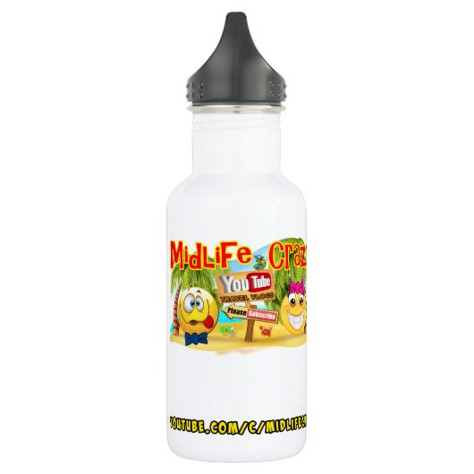 Midlife Crazy 18oz waterfles (Links)