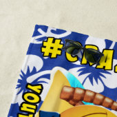 Midlife Crazy Beach Towel Strandlaken (In situ)