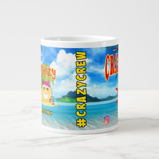 Midlife Crazy Jumbo Coffee Mok (Voorkant)