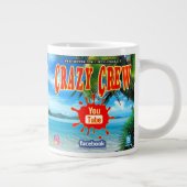 Midlife Crazy Jumbo Coffee Mok (Rechts)