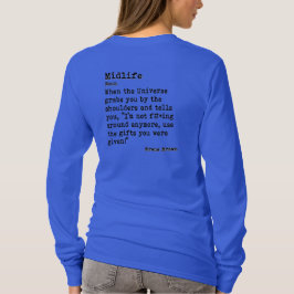 Midlife: Crew nek met lange mouwen T-shirt