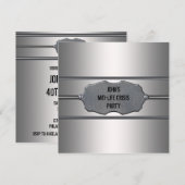 Midlife Crisis betekent Zwarte 40ste Verjaardagsfe Kaart (Voorkant / Achterkant)