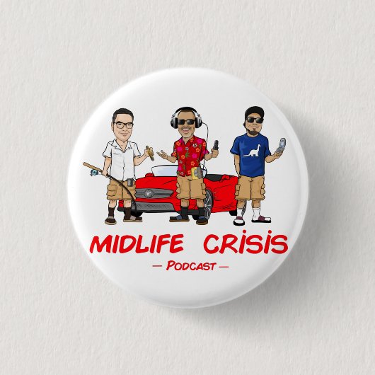 Midlife Crisis Button (Voorkant)