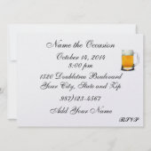 Midlife Crisis Verjaardagsviering - SRF Kaart (Achterkant)