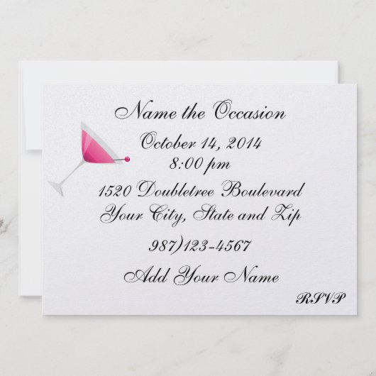 Midlife Crisis Verjaardagsviering - SRF Kaart (Achterkant)