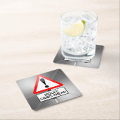 Midlife crisis waarschuwing. kartonnen onderzetters (Insitu)