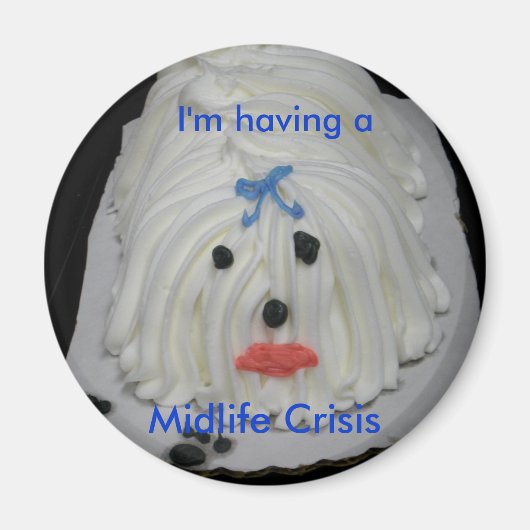 Midlife Crisismagneet Magneet (Voorkant)