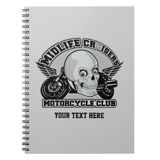 Midlife Cruisers MC, aangepast notitieboek (Voorkant)