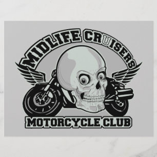 Midlife Cruisers MC aangepaste flyers