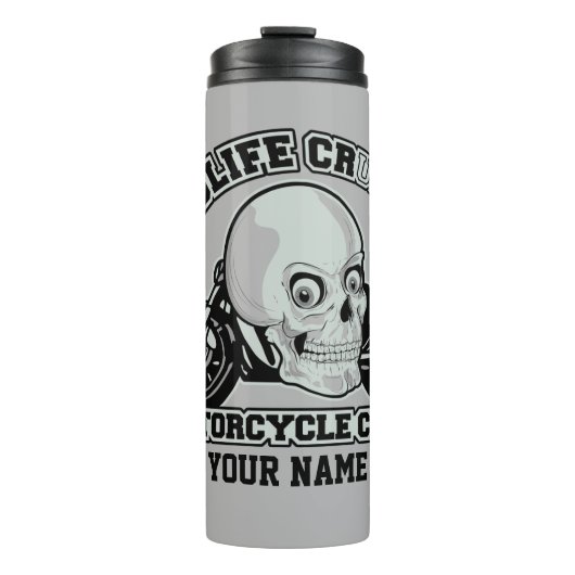 Midlife Cruisers MC, aangepaste naam tumbler Thermosbeker (Voorkant)