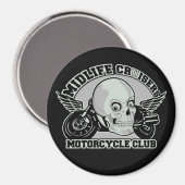 Midlife Cruisers MC custom magnet (Voorkant / Achterkant)